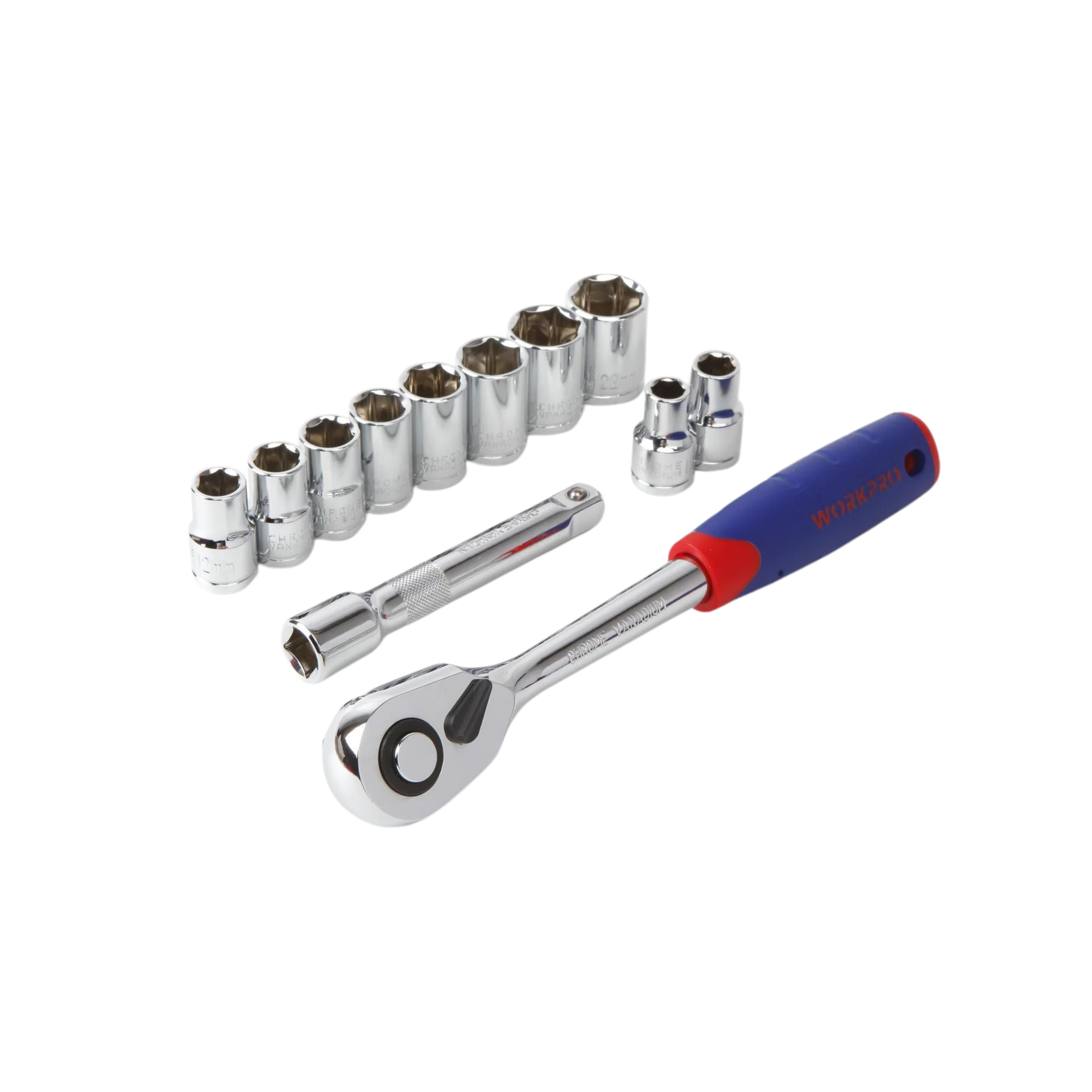 12PC 1/2" Drive Socket Set