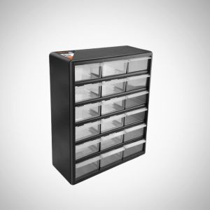 18 DRAWER PLASTIC PARTS STORAGE HARDWARE AND CRAFT CABINET