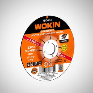 WOKIN DEP. CUT-OF WHEEL METAL 125X3X22.2MM