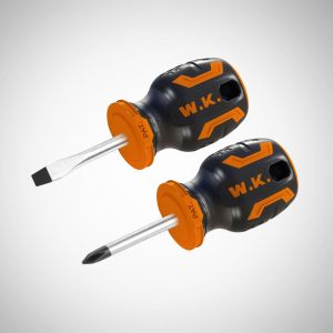 2PCS STUBBY SCREWDRIVER SET(INDUSTRIAL)