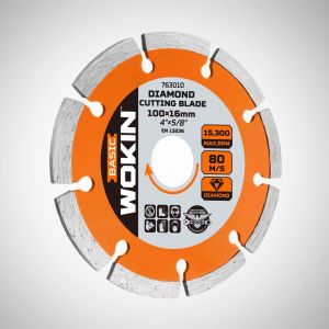 WOKIN DRY DIAMOND DISC 100MM X 16MM