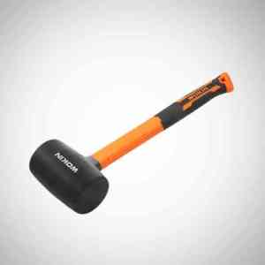 WOKIN RUBBER MALLET BLACK FIBRE HDL 24OZ