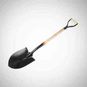 WOKIN STEEL SHOVEL MEDIUM W/HDL