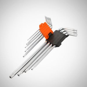 9PCS TORX EXTRA-LONG ARM HEX KEY SET