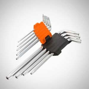 9PCS TORX LONG ARM HEX KEY SET