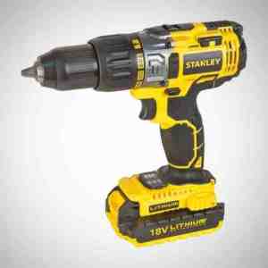 18V, 2Ah Li-Ion Hammer Drill, 2 Batteries, Kitbox