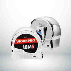 WORKPRO CHROME MEASURING TAPE 10MTR