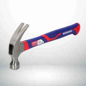 WORKPRO CLAW HAMMER 16OZ F/H