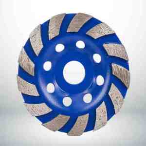 WORKPRO CUP GRIND WHEEL SPIRAL 115X22.2-13T