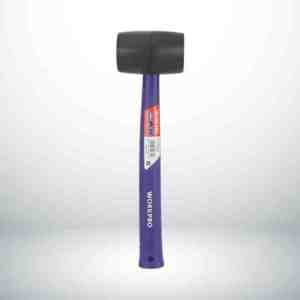 WORKPRO RUBBER HAMMER 16OZ HOLLOW HDL BLACK
