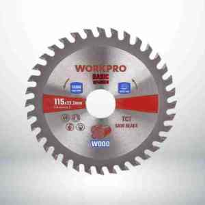 WORKPRO TCT SAW BLADE FOR WOOD 115X22.2-40T