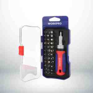 WORKPRO 38 PCS RATCHETING SCREWDRIVER SET