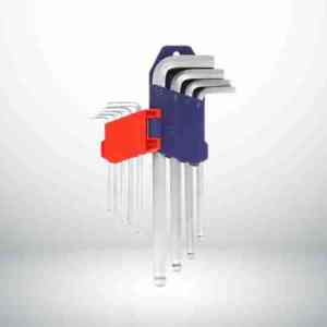 WORKPRO 9PCS BALL POINT HEX KEY SET