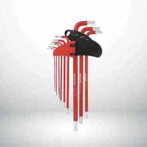 WORKPRO 9PCS BALL POINT LONG ARM HEX KEY SET