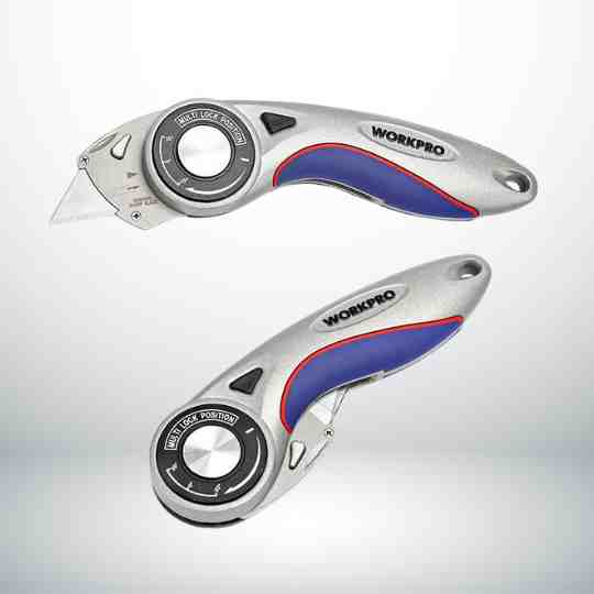 WORKPRO ALUMINIUM FOLDING UTILITY KNIFE