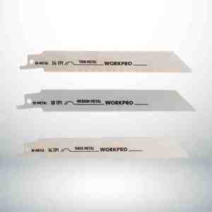 WORKPRO BI-METAL RECIPROCATING SAW BLADE 6"/150MM /14T(2PC PACK)